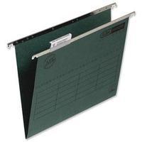 Elba Verticfile Suspension File Recycled 100 percent A4 Green Ref 100331251 [Pack 50]