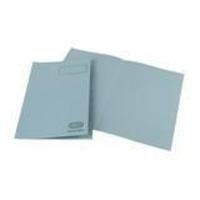 elba square cut folder light weight a4 180gsm blue