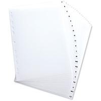 elba a4 polypropylene index a z white 100204726