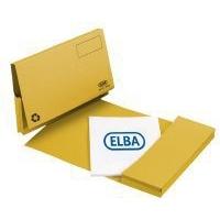 Elba Document Wallet Foolscap Yellow 2FW2 100090128