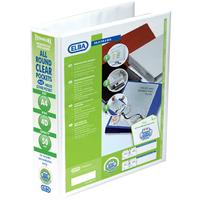 Elba Panorama Presentation Binder A4 4D-Ring 50mm White