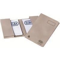 elba twin pocket document wallet foolscap buff 100090133