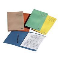 elba ashley foolscap flat bar files heavyweight 200 sheets orange pack ...