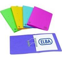 Elba Bright File 285gsm Foolscap Manilla Assorted Pack