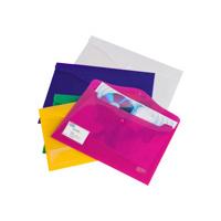 Elba (A4) Bright Identity Wallets Polypropylene Assorted Colours (Pack of 5)