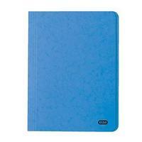 elba boston foolscap square cut folder pressboard 300 micron 32mm blue ...