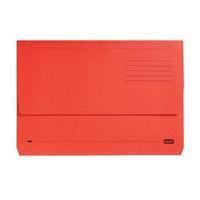 Elba Strongline (Foolscap) Document Wallet Half Flap Heavyweight Red (Pack of 25)