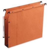 Elba (A4) Ultimate AZV Lateral File Manilla 240gsm 30mm-Base 300-Sheets Orange (Pack of 25)