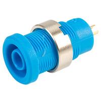 Electro PJP 3275-I-Bl/AuNi Blue Shrouded Socket (solder)