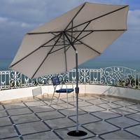 Elizabeth 2.7m Round Parasol with Anthracite Pole in Taupe