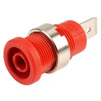 Electro PJP 3266-C-R Red Shrouded Socket(6.3mm Faston)