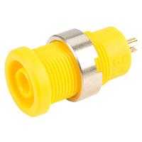 Electro PJP 3275-I-J/AuNi Yellow Shrouded Socket (solder)