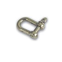 Elongated Shackles in Brass or Chromium Plated Art No.80d