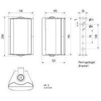 ela speaker cabinet visaton wb 10 40 w white 1 pcs