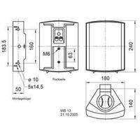 ela wall speaker visaton wb 13 50 w white 1 pcs