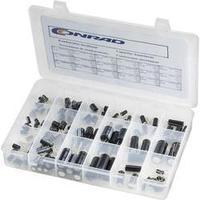 electrolytic capacitor set axial lead 20 conrad components 121 pcs