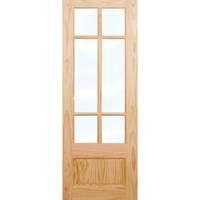 Elsdon Glazed Clear Pine Interior Door 78in x 33in x 35mm (1981 x 838mm)