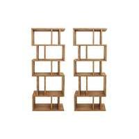 Elmari Pair of Alcove Shelving Units