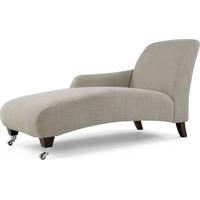 Eloria Left Hand Facing Chaise, Stone Cotton