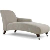 eloria right hand facing chaise stone cotton