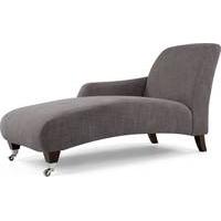 Eloria Left Hand Facing Chaise, Nickel