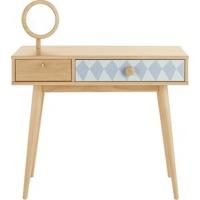 Ella Dressing Table, Blue and Pine