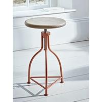 Elegant Twist Stool - Copper