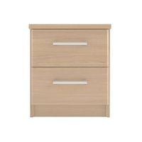 Elsey Natural Bedside Chest (H)444mm (W)386mm