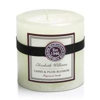 elizabeth williams cassis plum blossom pillar candle