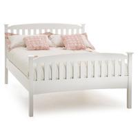 eleanor wooden bedstead kingsize opal white