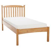 Eleanor Low Foot Bed Frame in Honey Oak Single