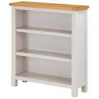 Ellington Painted Wide Bookcase - Low