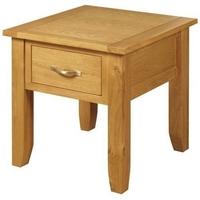 ellington oak end table