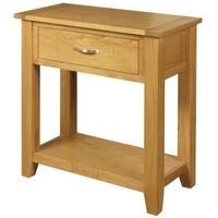 ellington oak hall table medium