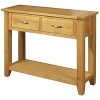 ellington oak hall table large