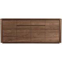 Elemental Teak 4 Door 2 Drawer Sideboard