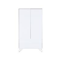 elona wardrobe white gloss