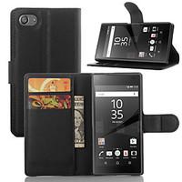 elegant pu leahter wallet holster case cover for sony xperia z5 compac ...