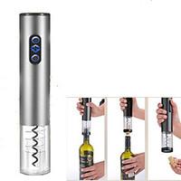 Electric Wine Bottle Opener Automatic Corkscrew Metal Transparent Grape Red Wine Opener