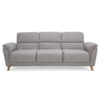 Elan 3 Seater Fabric Sofa Bed Peppered Grey