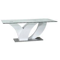 elypse rectangular table with glass top