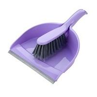 Elliott\'s Dustpan And Brush Set, Lilac