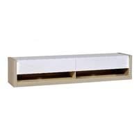 Elypse 220cm TV Unit With Lateral LEDs Light Oak