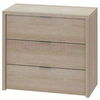 Ellington Chest Of Drawers In Oak With 3 Drawers