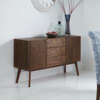 Eleanor Wooden Sideboard Large In Walnut