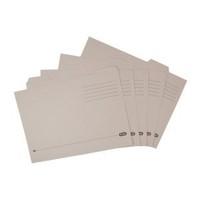 Elba Economy Tabbed Folder Recycled Manilla 170gsm Foolscap Buff Ref 20812 [Pack of 100]