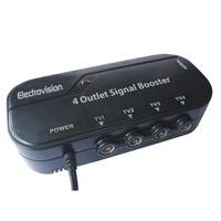 electrovision 4 outlet aerial signal amplifier with digital bypass