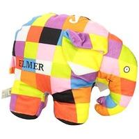 Elmer By David McKee , Elmer Super Soft Patchwork Soft Toy, by Rainbow Designs