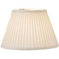 Elstead Lighting Luis 30cm Ivory Cotton Fine Pleat Lamp Shade