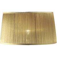 elstead lighting luis 46cm gold chiffon lamp shade